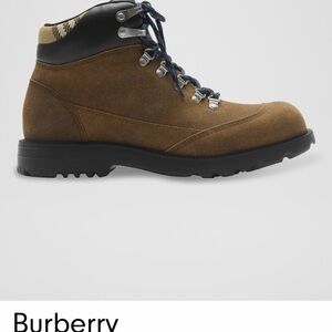 Burberry Brown and Black Men's Hiking Boots
